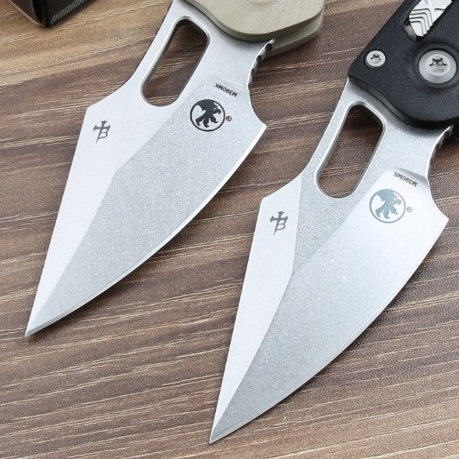 8.5'' New Stone Wash M390 Blade G10 Handle Survival Pocket Folding Knife VTF157