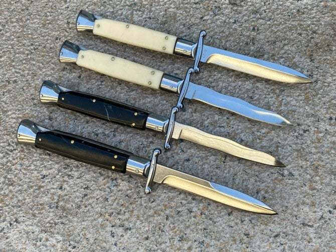 10'' New 440C Blade Acrylic Handle Lockback Tactics Folding Pocket Knife VTF28