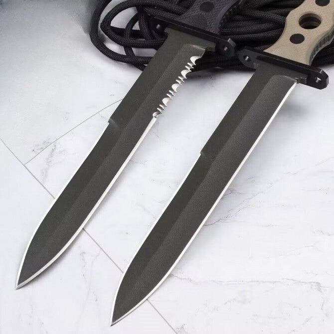 11.5'' New Double Edge CPM-3V Blade Nylon Glass Fiber Handle Hunting Knife VTH80