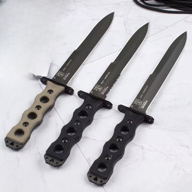 11.5'' New Double Edge CPM-3V Blade Nylon Glass Fiber Handle Hunting Knife VTH80