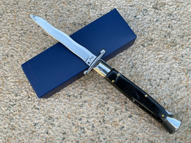 10'' New 440C Blade Acrylic Handle Lockback Tactics Folding Pocket Knife VTF28