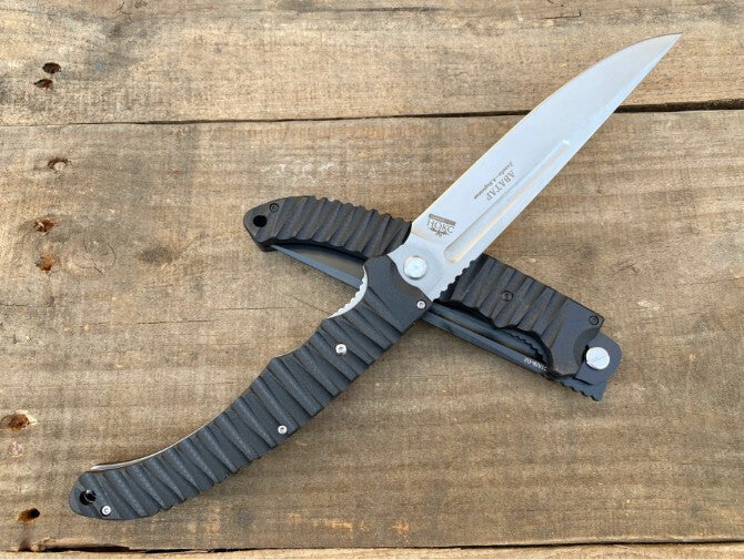 New Manual Folding Knife D2 Blade G10 Handle Pocket Outdoor Tool Knife DF49
