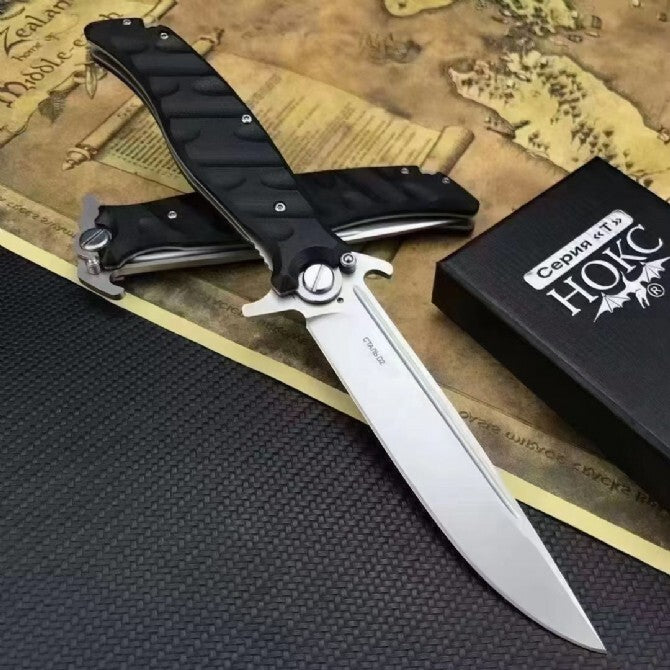 New Pocketknife D2 Steel Blade G10 Handle Collection Camping FoldingKnife DF40