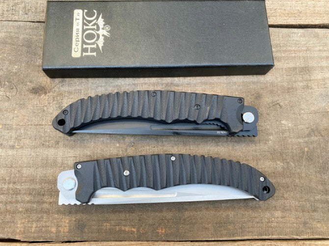 New Manual Folding Knife D2 Blade G10 Handle Pocket Outdoor Tool Knife DF49