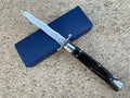 10'' New 440C Blade Acrylic Handle Lockback Tactics Folding Pocket Knife VTF28