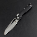 8.5'' New Stone Wash M390 Blade G10 Handle Camping Folding Pocket Knife VTF102