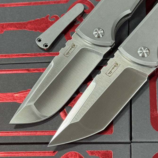 8'' New Fast Opening M390 Blade Full T4C Titanium Handle  Camping Folding Knife VTF107