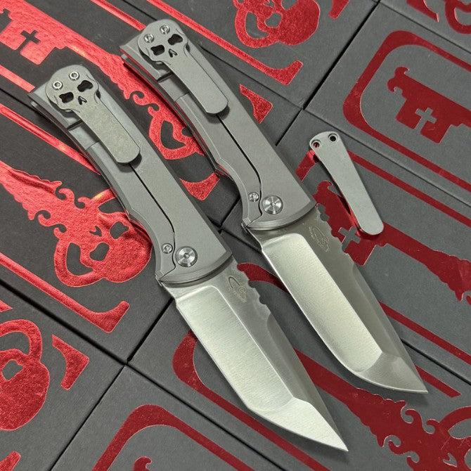 8'' New Fast Opening M390 Blade Full T4C Titanium Handle  Camping Folding Knife VTF107
