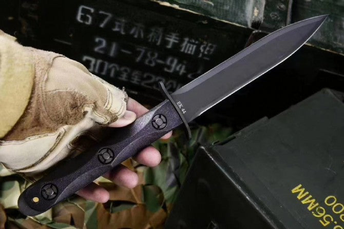12'' New 1905 Steel Blade Fiberglass Handle Full Tang Tactics Hunting Knife EK44