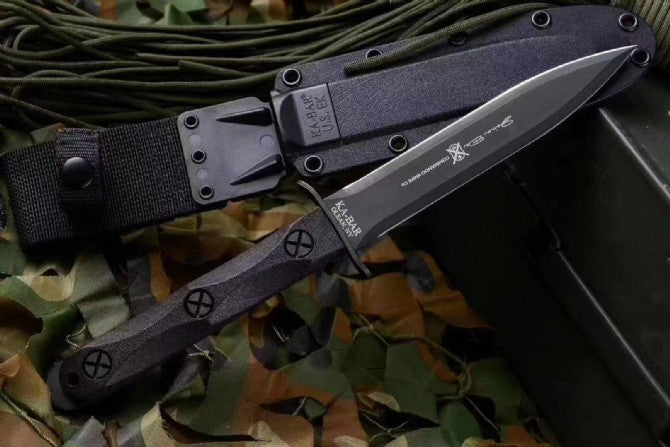 12'' New 1905 Steel Blade Fiberglass Handle Full Tang Tactics Hunting Knife EK44