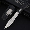 12.5'' D2 Fixed Blade TPE Handle Collection Outdoor Unique Design Extension Tools Hunting VTH35
