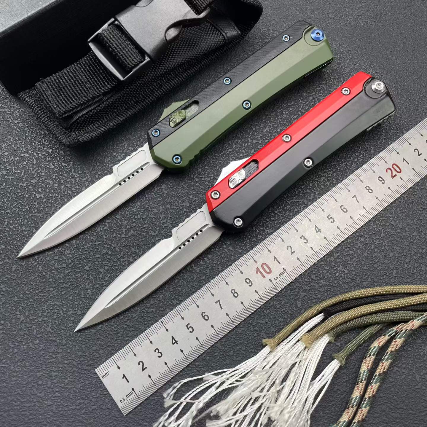 9'' New 8Cr14MoV Steel Blade Zinc Alloy Handle Pocket Camping Outdoor Utility Knife