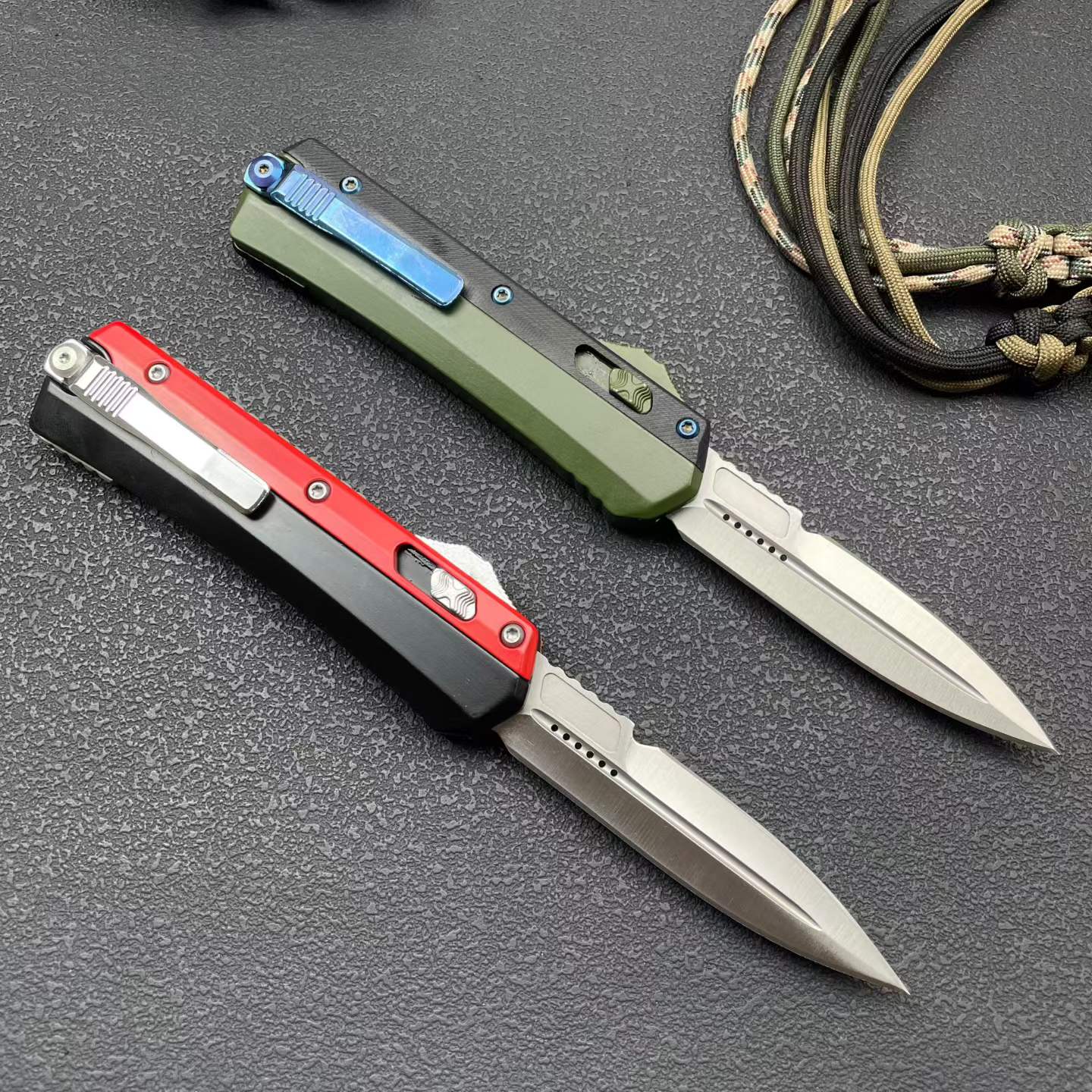 9'' New 8Cr14MoV Steel Blade Zinc Alloy Handle Pocket Camping Outdoor Utility Knife