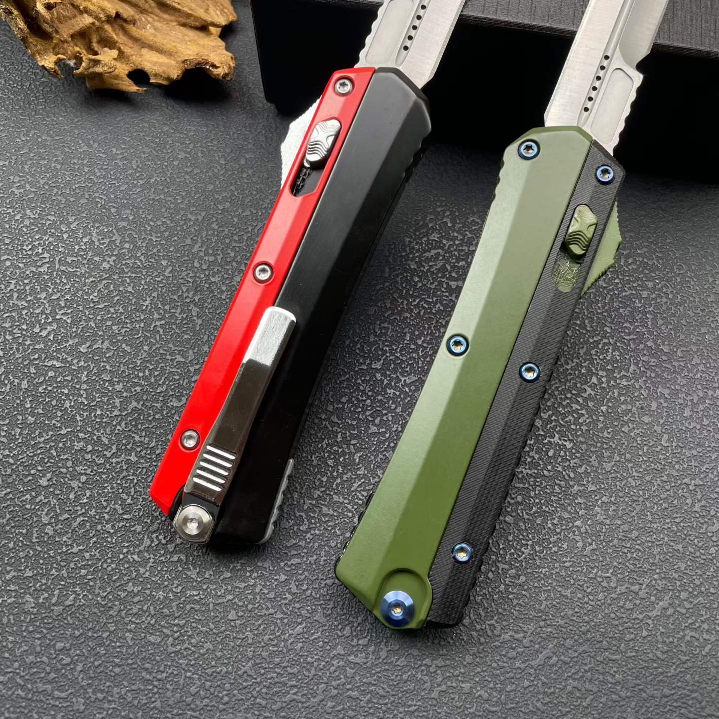 9'' New 8Cr14MoV Steel Blade Zinc Alloy Handle Pocket Camping Outdoor Utility Knife
