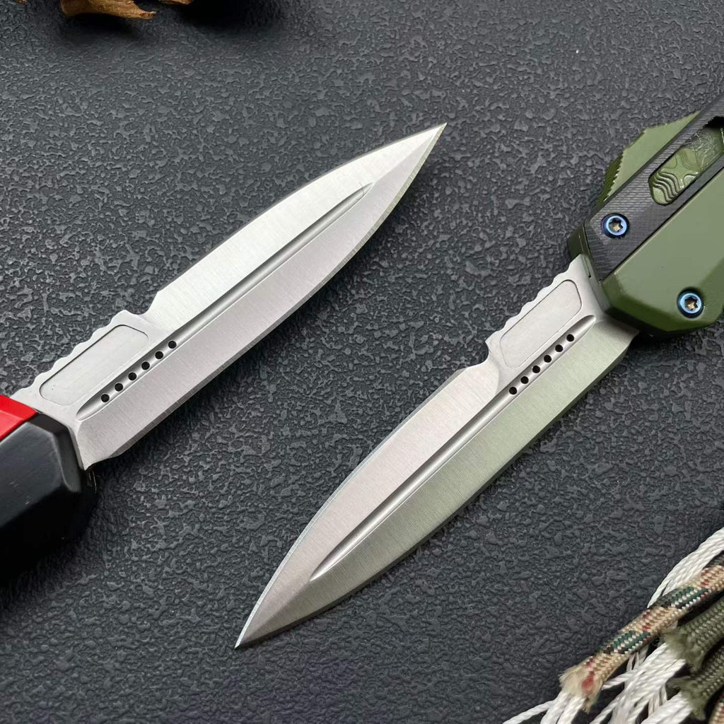 9'' New 8Cr14MoV Steel Blade Zinc Alloy Handle Pocket Camping Outdoor Utility Knife