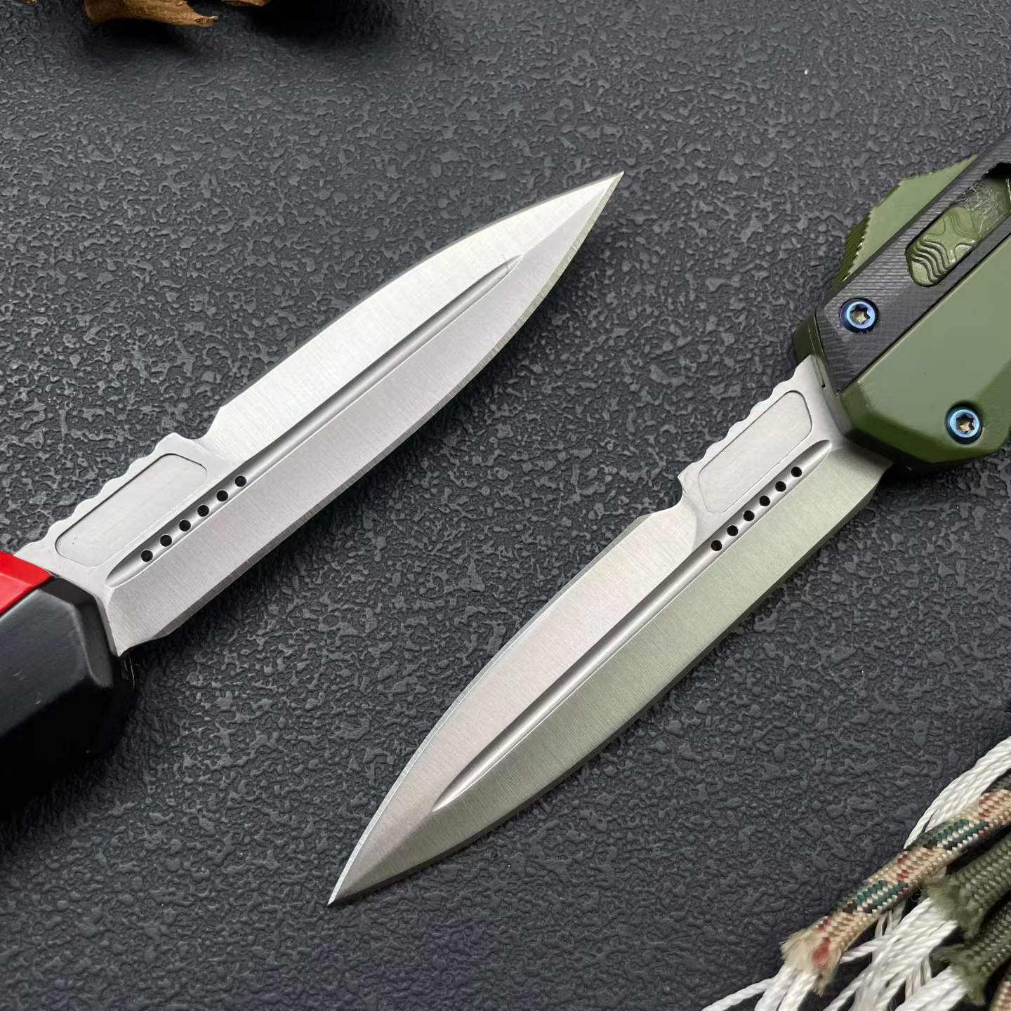 9'' New 8Cr14MoV Steel Blade Zinc Alloy Handle Pocket Camping Outdoor Utility Knife