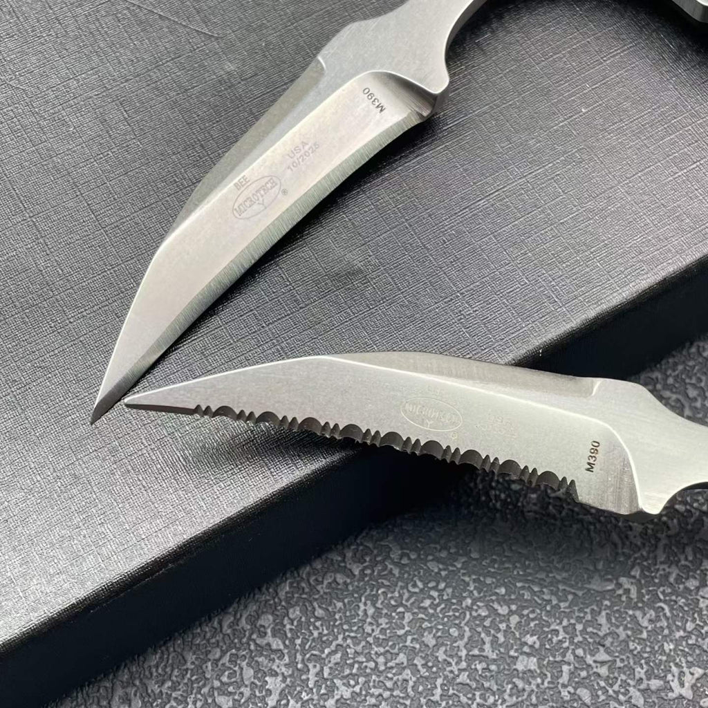 4.7'' New Fix Knife M390 Steel Blade  Full Tang G10 Handle Camping Outdoor Tool Hunting Knife
