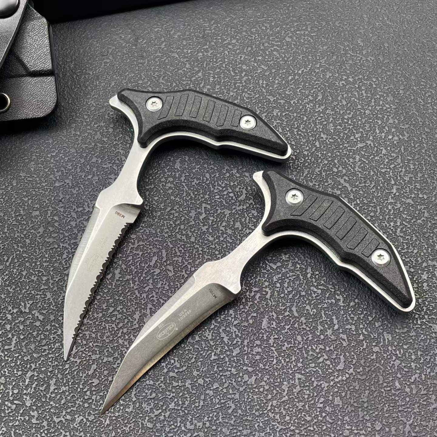 4.7'' New Fix Knife M390 Steel Blade  Full Tang G10 Handle Camping Outdoor Tool Hunting Knife