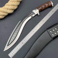18‘’ New Fix Knife 9Cr18MoV Stainless Steel Blade Wood Handle Camping Hunting Knife