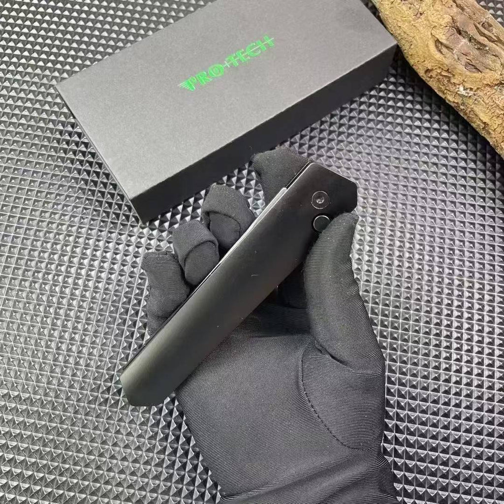 8'' New Fast Opening 154CM Steel Blade Aluminum Handle Camping Folding Pocket Knife