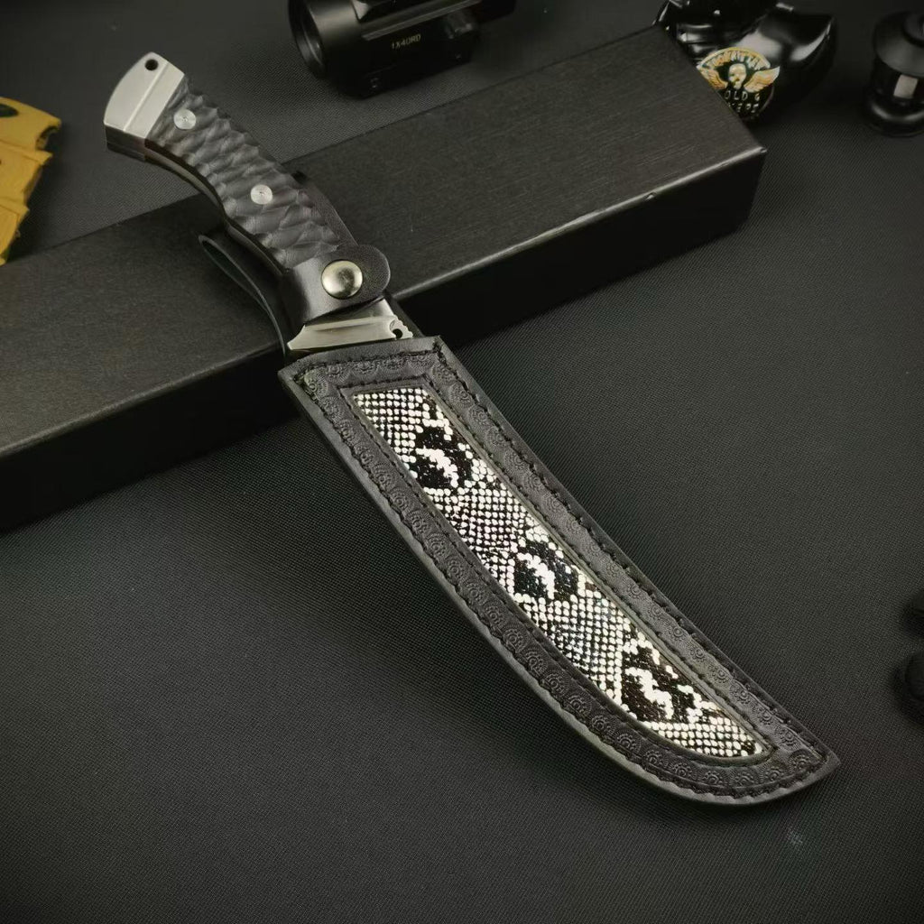 13'' New AUS-10 Steel Blade G10 Handle Camping Outdoor Utility Tactics Hunting Knife
