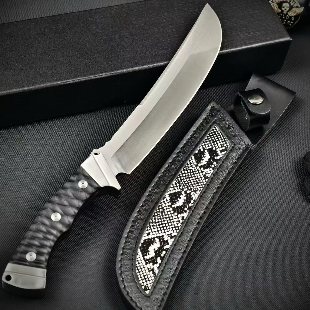 13'' New AUS-10 Steel Blade G10 Handle Camping Outdoor Utility Tactics Hunting Knife