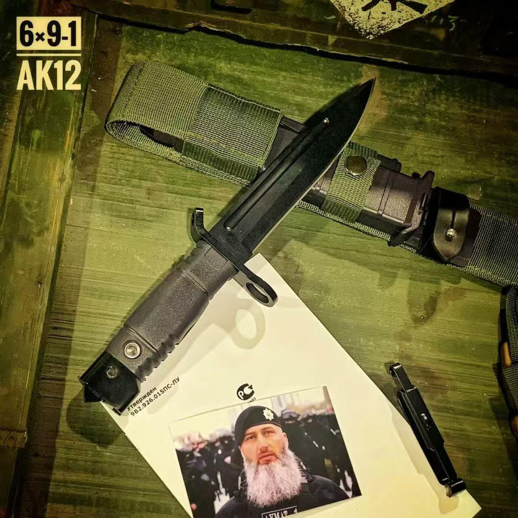 11'' New 440C  Steel Blade  High-Strength Polymer Handle Camping Outdoor Utility Tactics Hunting Knife