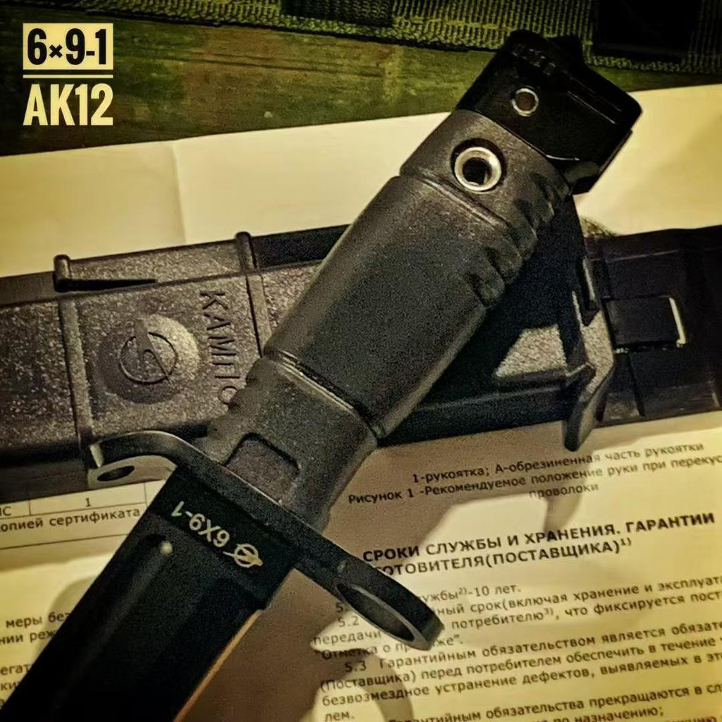 11'' New 440C  Steel Blade  High-Strength Polymer Handle Camping Outdoor Utility Tactics Hunting Knife