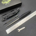 8.6'' New Double Edge 8Cr14MoV Steel Blade  ABS Handle Tactics Survival Hunting Knife