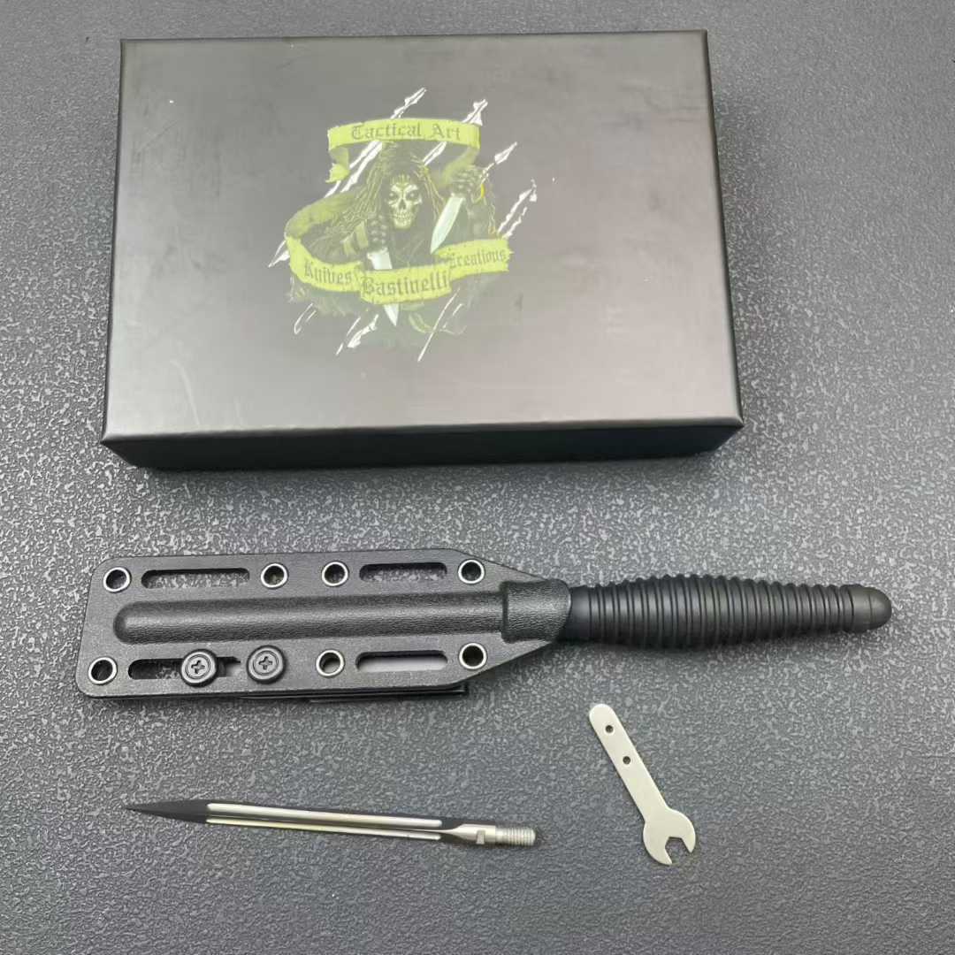 8.6'' New Double Edge 8Cr14MoV Steel Blade  ABS Handle Tactics Survival Hunting Knife