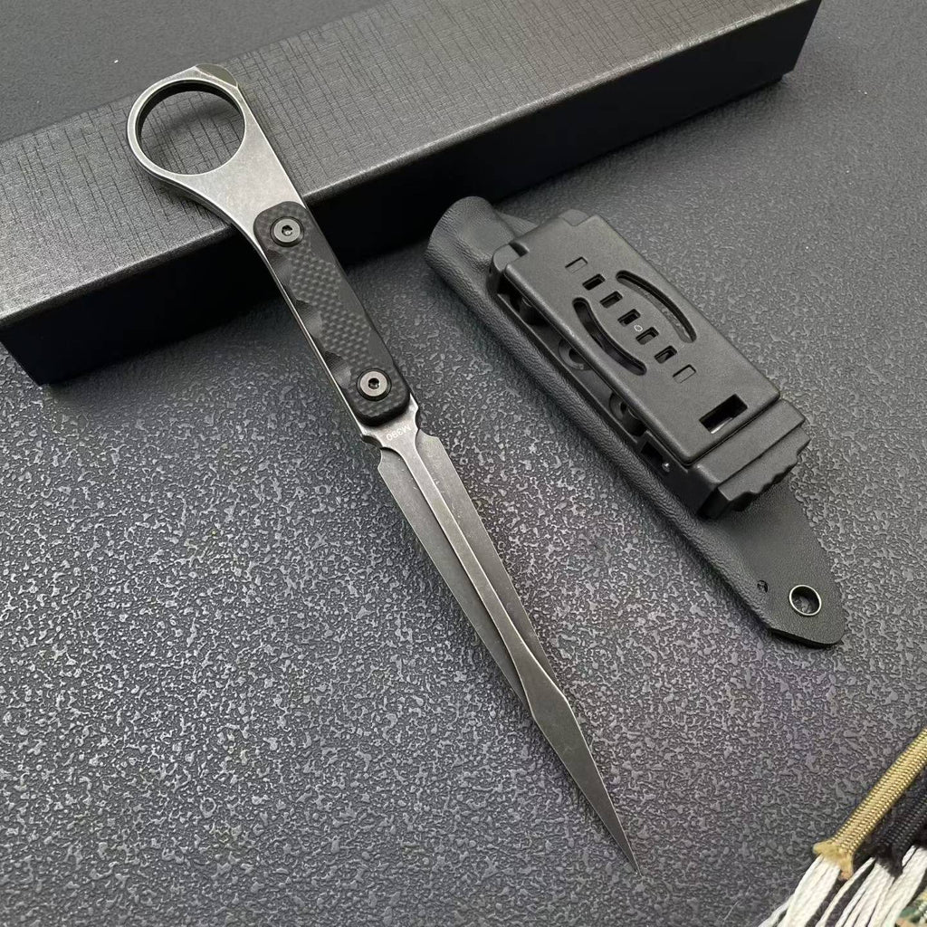 8'' New M390 Steel Blade G10  Handle Camping Outdoor Utility Tactics Hunting Knife