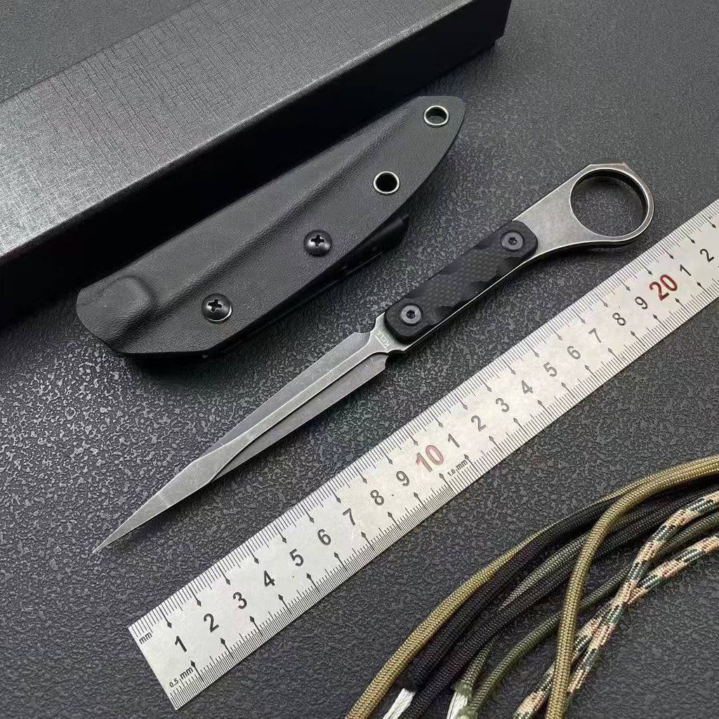 8'' New M390 Steel Blade G10  Handle Camping Outdoor Utility Tactics Hunting Knife
