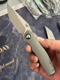 7.28" New Fast Opening 10Cr15CoMoV Steel Blade Full T4C Titanium Handle Pocket Camping Utility Folding Knife