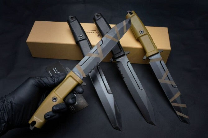 12'' New N690 Steel Blade FORPRENE Handle Camping Outdoor Knife Knife VTH96T