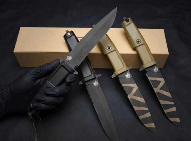 11'' New N690 Steel Blade FORPRENE Handle Camping Outdoor Tool Knife VTH96