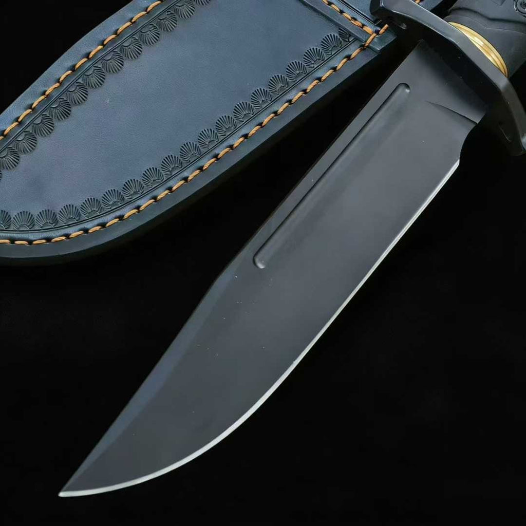 1095Cro-Van Fixed Blade Rubber handle Full Tang Collection Outdoor Knife VTH184