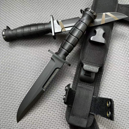 12'' New CNC N690 Steels Blade Nylon Handle Camping Outdoor Tool Knife VTH36