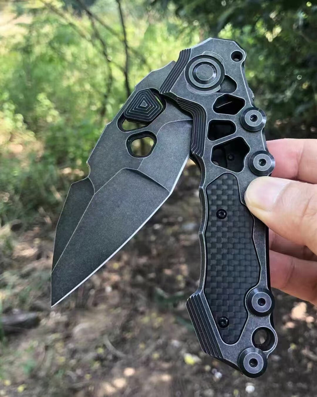 9'' New D2 Blade Steel Handle Camping Outdoor Utility Tool Folding Knife DF29