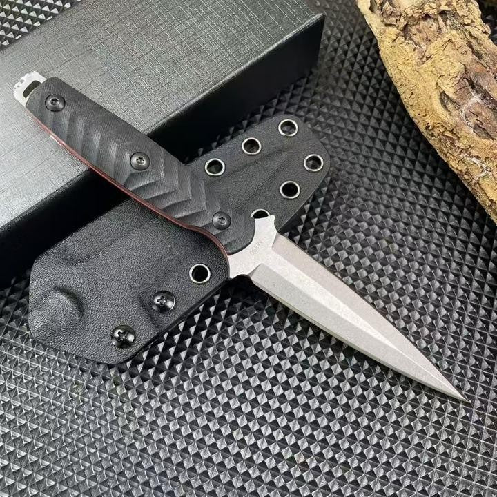 8'' New Double Edge M390 Blade G10 Handle Tactics Dagger Hunting Knife VTH44