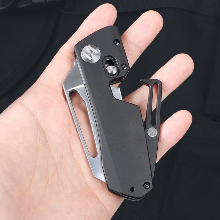 New CNC D2 Blade Aluminum Handle Collection Outdoor Folding PocketKnife DF04