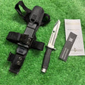 New N690 Steel Fixed Blade FORPRENE Handle Collection CampingOutdoor KnifeVTH15B