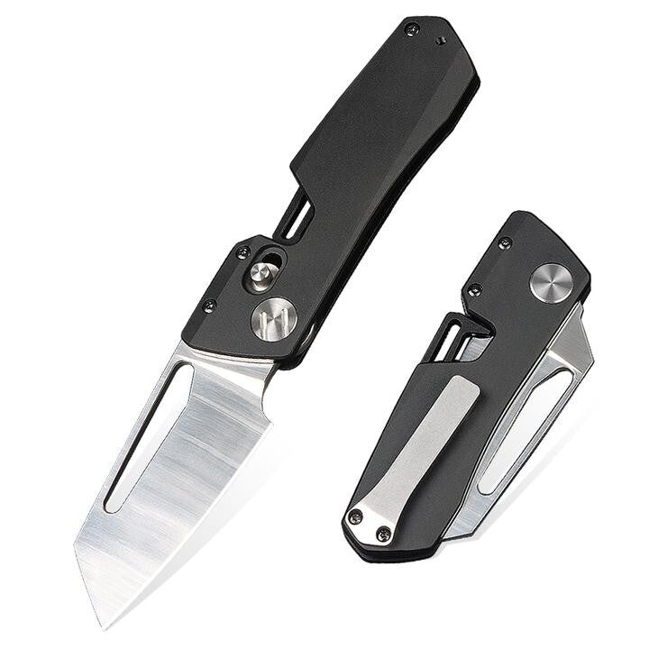 New CNC D2 Blade Aluminum Handle Collection Outdoor Folding PocketKnife DF04