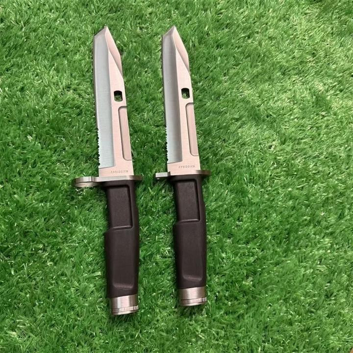 New N690 Steel Fixed Blade FORPRENE Handle Collection CampingOutdoor KnifeVTH15B