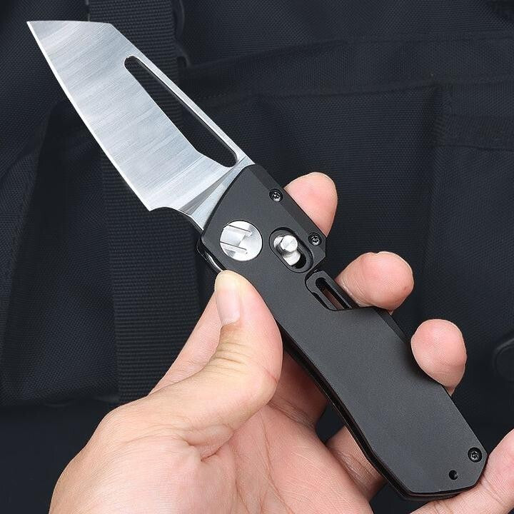 New CNC D2 Blade Aluminum Handle Collection Outdoor Folding PocketKnife DF04