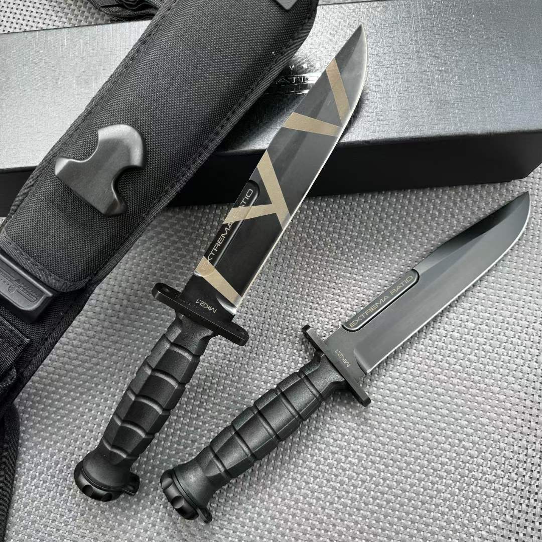 12'' New CNC N690 Steels Blade Nylon Handle Camping Outdoor Tool Knife VTH36