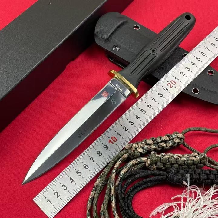 11'' New Double Edge 440 Blade ABS Handle Camping Hunting Knife VTH95