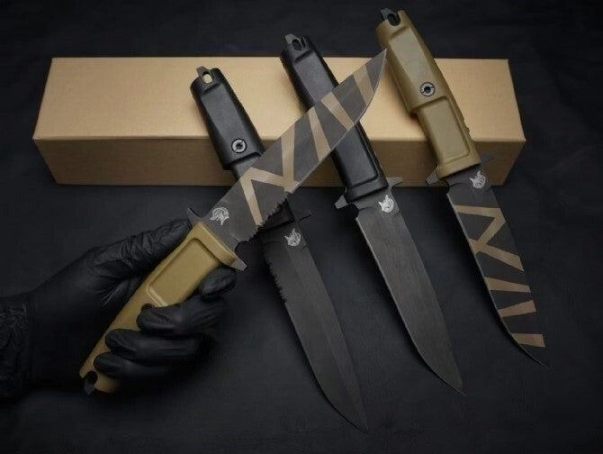 11'' New N690 Steel Blade FORPRENE Handle Camping Outdoor Tool Knife VTH96