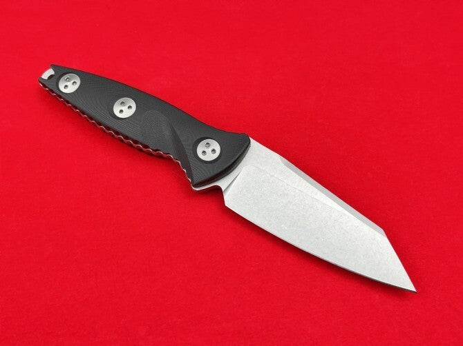 8'' New M390 Steel Stone Wash 4MM Blade G10 Handle Full Tang Camping Knife VTH74