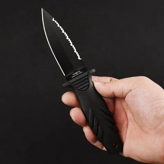 8'' New Double Edge N690Co Blade Fiberglass Handle Dagger Hunting Knife VTH647S