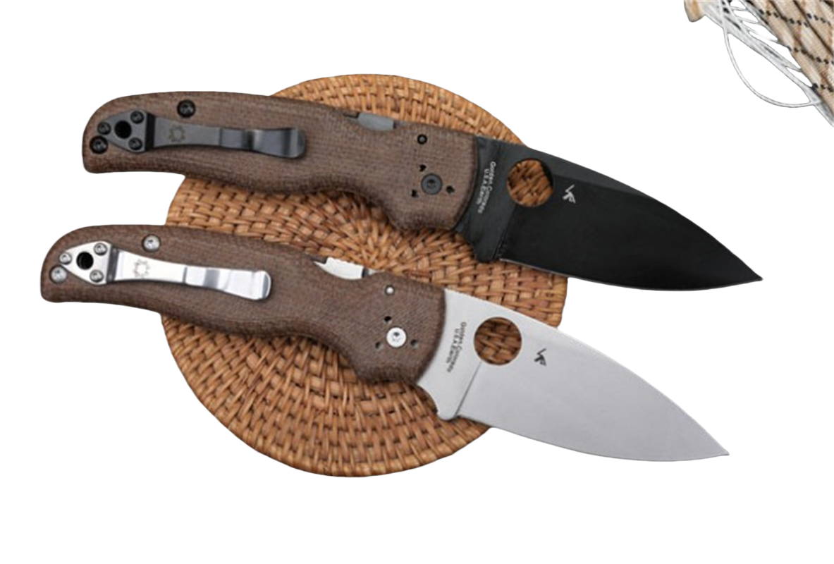 New S30V Blade Carbon Fiber Handle Lock Back Camping Folding Pocket Knife TF229
